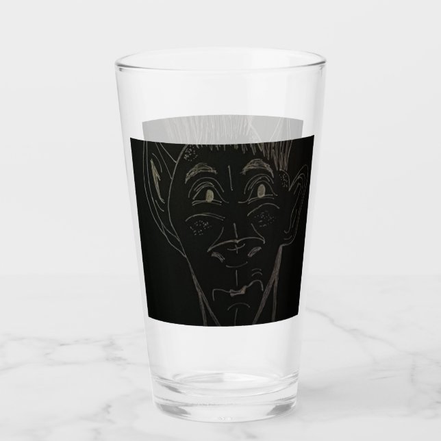 Animerad tecknad film glas (Framsida)