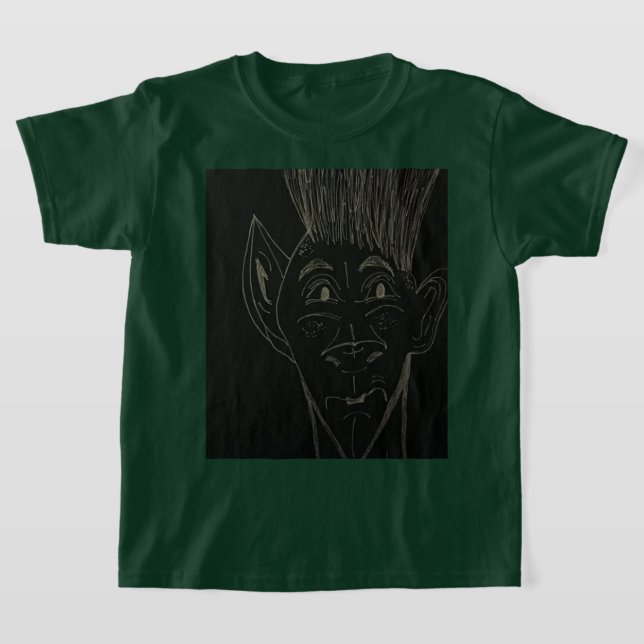 Animerad tecknad film t shirt (Laydown)