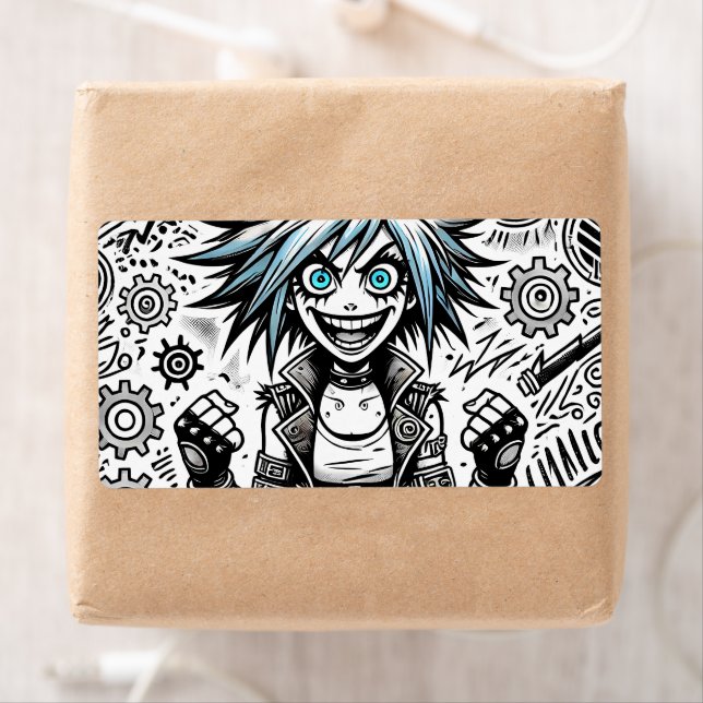animerad tecknad munterbar originalbild blu_ögon b fraktsedel (Insitu)