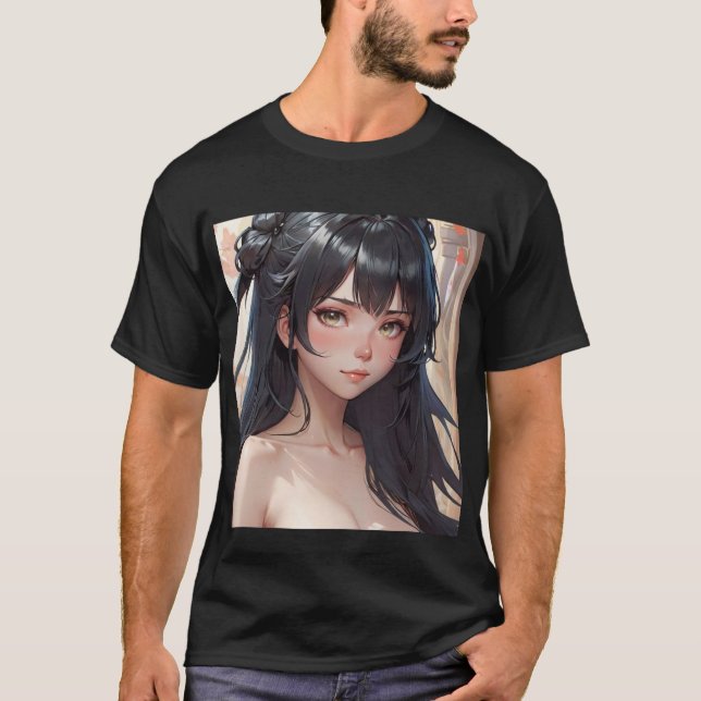 animerad tjej princess t shirt (Framsida)