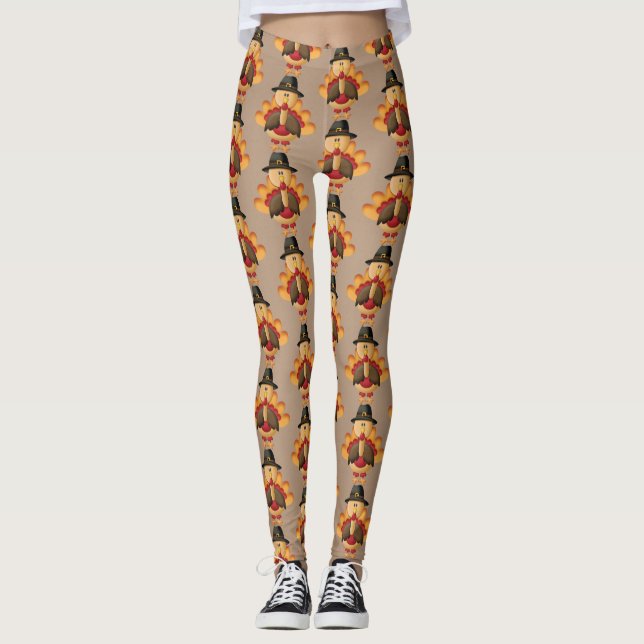 Animerad Turkey Leggings (Framsida)