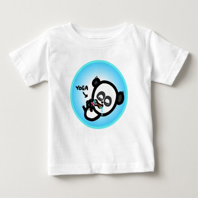 Animeradbabyen - YogaPanda Tee (Framsida)
