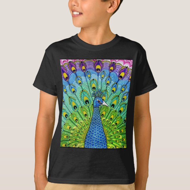Animering av fågel från husdjur t-shirt (Framsida)