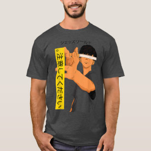 Animetecken okänd japansk Ansikte Kawaii Anime T Shirt