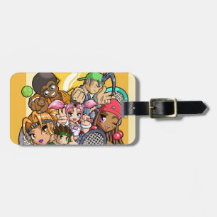 Animetennistecken Bagagebricka