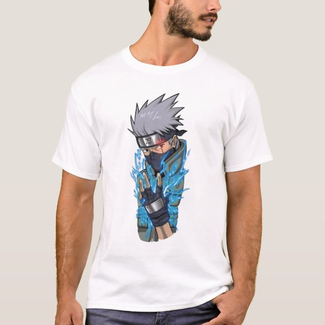 animi Kakashi Hatake T Shirt (Framsida)