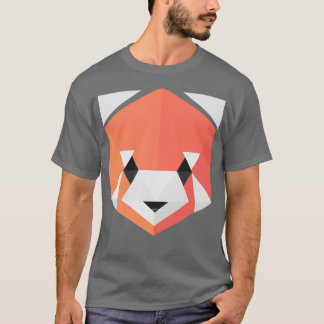 Animinimal Red Panda gult T Shirt