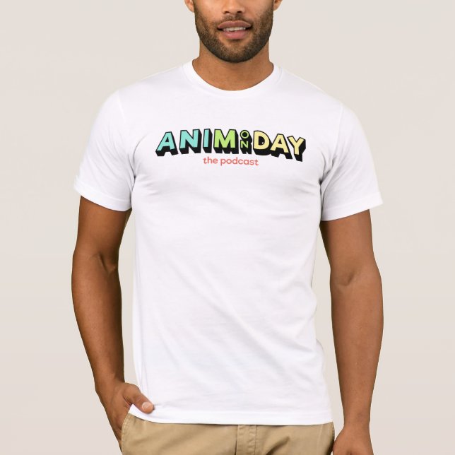 AniMonday manar T-tröja T Shirt (Framsida)