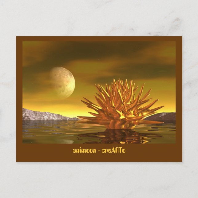 animoon vykort (Framsida)