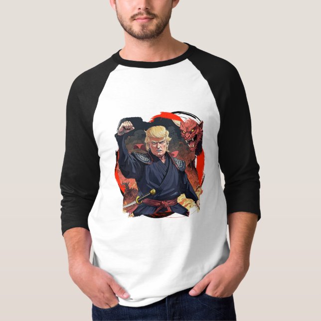 Animumtrump - upphöjd fist t shirt (Framsida)