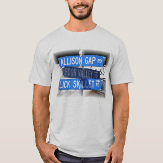 Aningkastrull, fattig dal & Allison Gap T-shirt