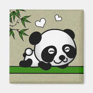 Aningslös Panda Magnet