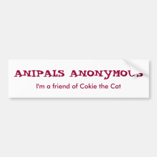 Anipals anonym bildekal
