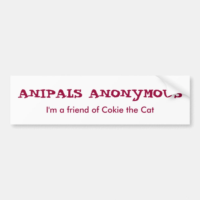 Anipals anonym bildekal (Framsidan)