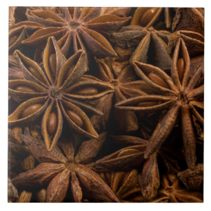 Anise Stars Mönster Kakelplatta