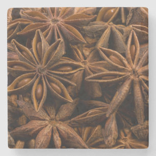 Anise Stars Mönster Stenunderlägg