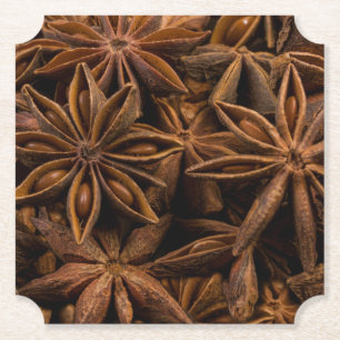 Anise Stars Mönster Underlägg Papper