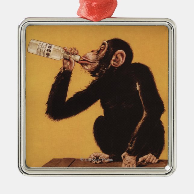 Anisetta Evangelisti Liquore da efterrätt Julgransprydnad Metall (Framsidan)