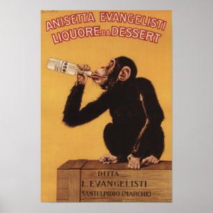 Anisetta Evangelisti Liquore da efterrätt Poster