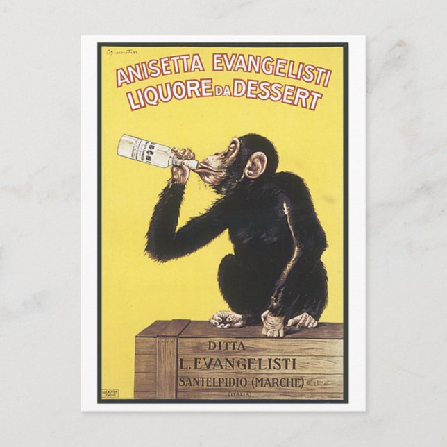 Anisetta Evangelisti Vykort (Framsida)