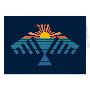 anishinaabe sunset hälsningskort