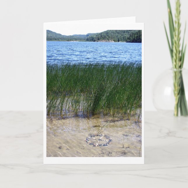 anishinabe-läger kort (Framsida)