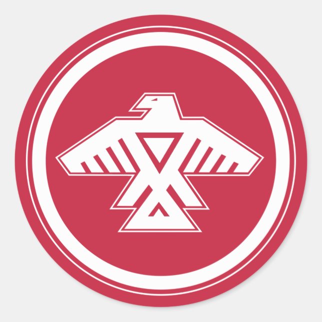Anishinabek Nation Sticker Runt Klistermärke (Framsida)