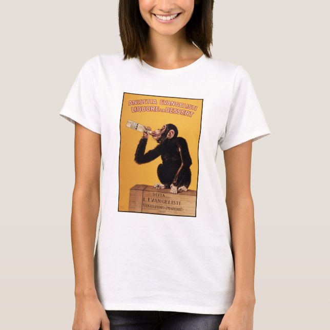 Anissetta Liquor Monkey T-shirt (Framsida)