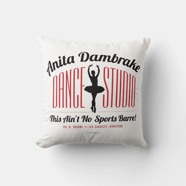 Anita Dambrobroms Dance Studio Dekorativ kudde (Framsida)