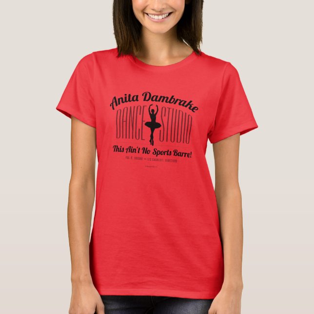 Anita Dambrobroms Dance Studio Dekorativ kudde T Shirt (Framsida)