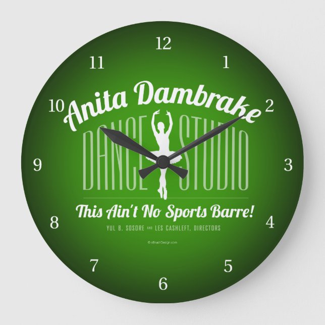 Anita Dambrobroms Dance Studio Stor Klocka (Framsida)