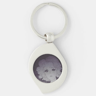 Anita förstör min kult swirl silverfärgad nyckelring