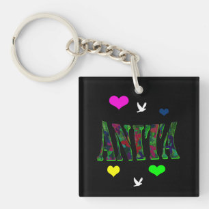 Anita, Namn Logotyp med Kärlek Hearts,