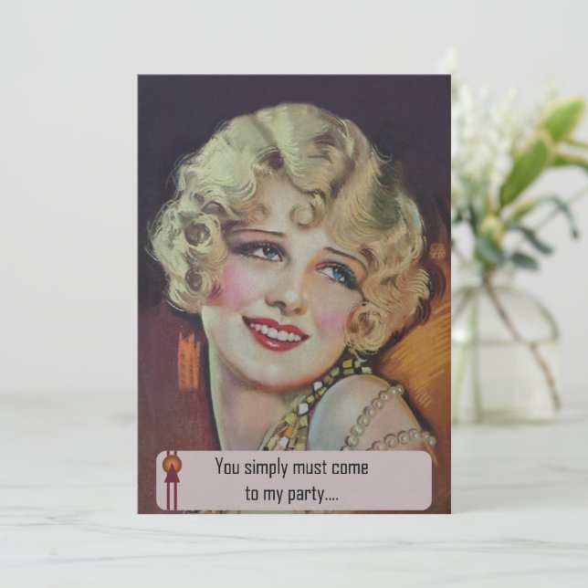 Anita Page Inbjudningar (Stående Fram)