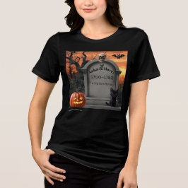 ’Anita S Hovel’ Halloween Headstone Humor T Shirt