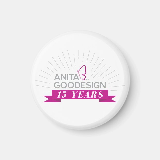 Anitas 15-årsjubileum Magnet (Framsidan)