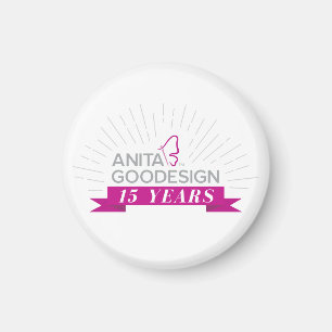 Anitas 15th årsdagmagnet magnet