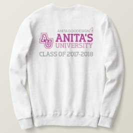 Anitas tröja för universitetenlogotyp