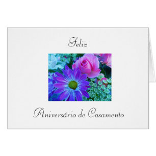 Aniversario de casamento hälsningskort