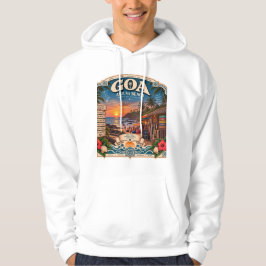 Anjuna strand Goa som det är Hoodie