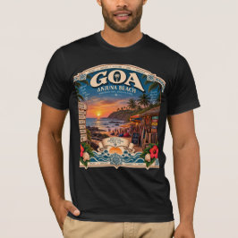 Anjuna strand Goa som det är T Shirt