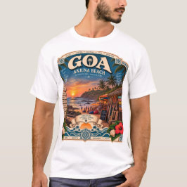 Anjuna strand Goa som det är T Shirt
