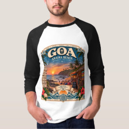 Anjuna strand Goa som det är T Shirt