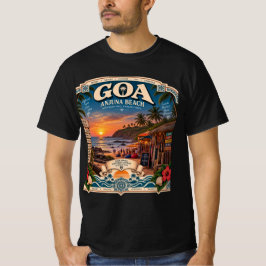 Anjuna strand Goa som det är T Shirt