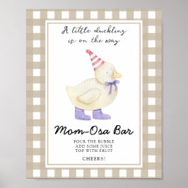 Ank-baby shower - Momosa bar Poster