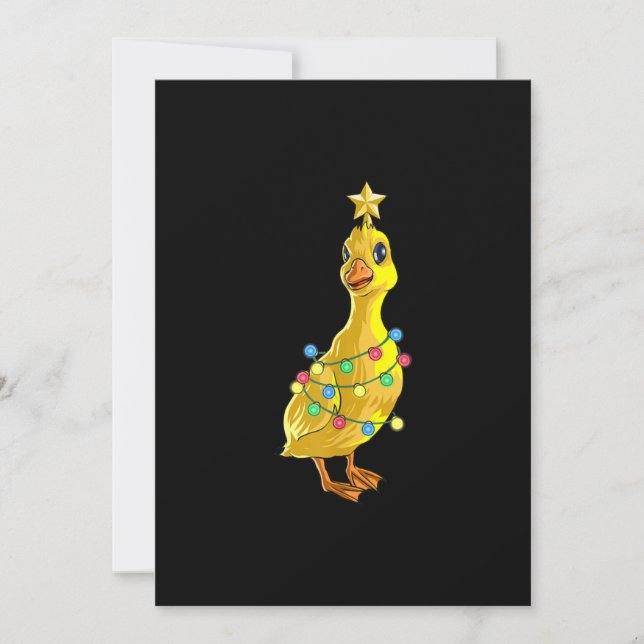 Ank julgran T-ljus dekoration stjärna gåva jul Julkort (Framsida)