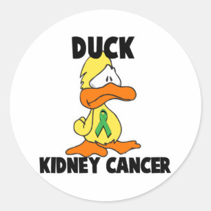 Ank njurcancer runt klistermärke
