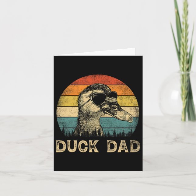 Ank Pappa Ankälskare Pappa Fars Dag  Kort (Framsida)