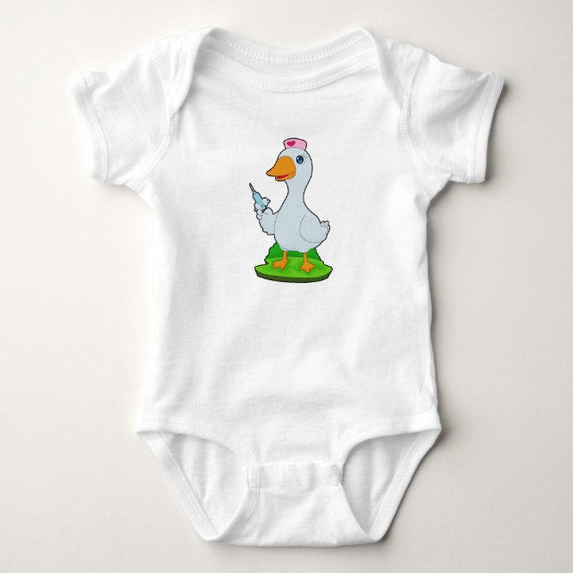 Ank Sjuksköterska Spruta T Shirt (Framsida)