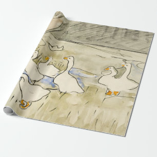 Anka (1873-1917) Theo van Hoytema GIFT WRAPPING Presentpapper
